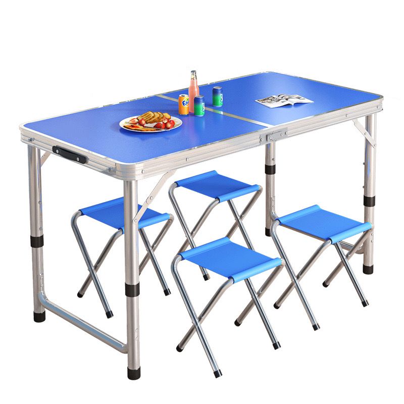 MESA PLEGABLE CON 4 SILLAS