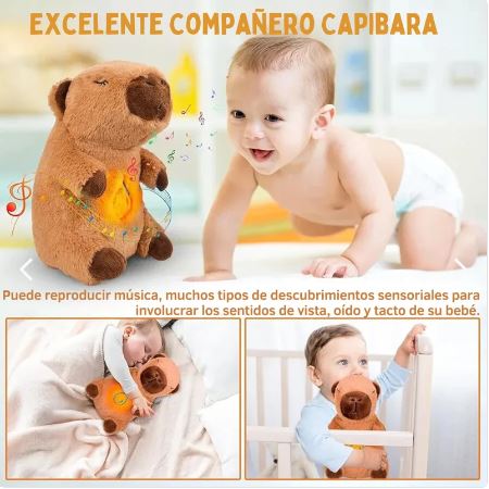 PELUCHE CAPIBARA MÚSICAL INTERACTIVO