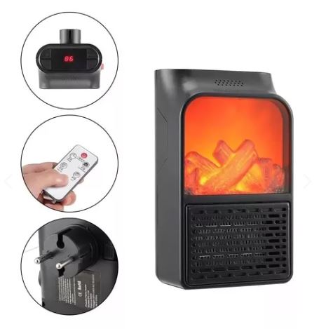 MINI CALEFACTOR EFECTO CHIMENEA