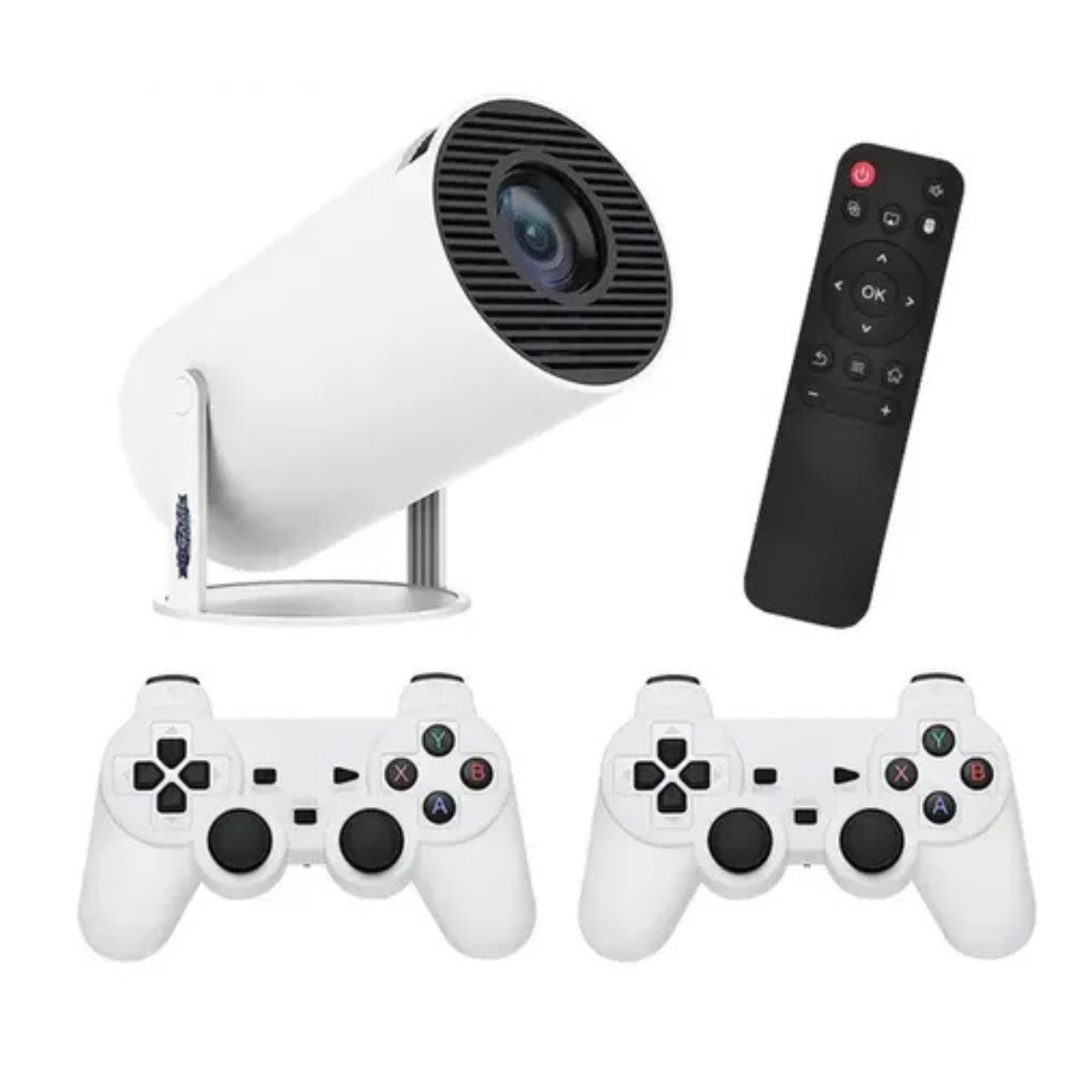 MINI CONSOLA DE JUEGOS RETRO CON PROYECTOR 4K - X10 PLUS
