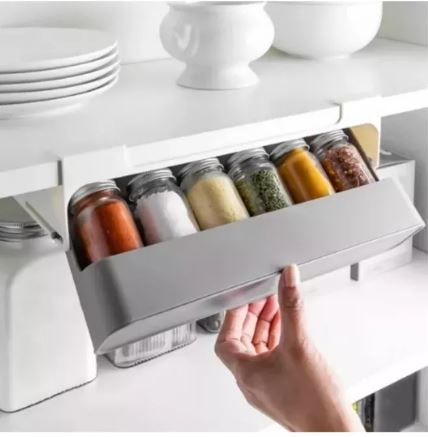 ORGANIZADOR DE CONDIMENTOS + 7 FRASCOS