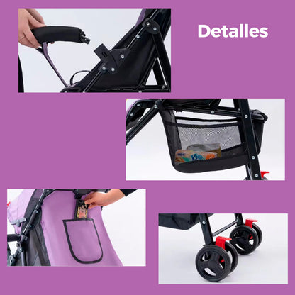 COCHE PARAGUA RECLINABLE
