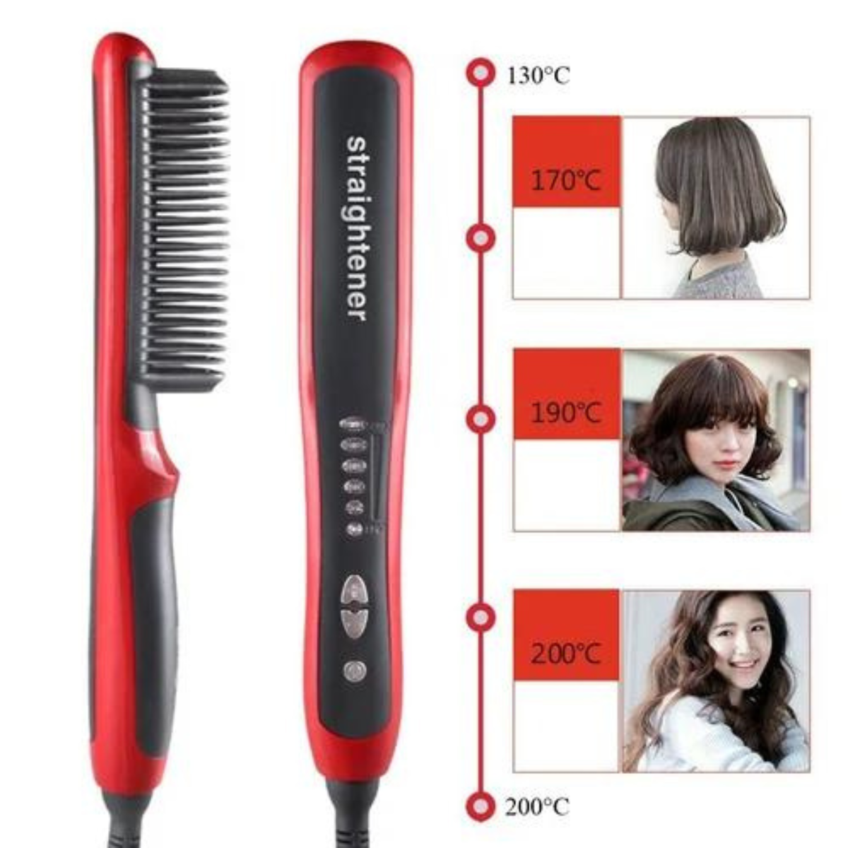 PEINE ALISADOR IONICO - ANTI FRIZZ