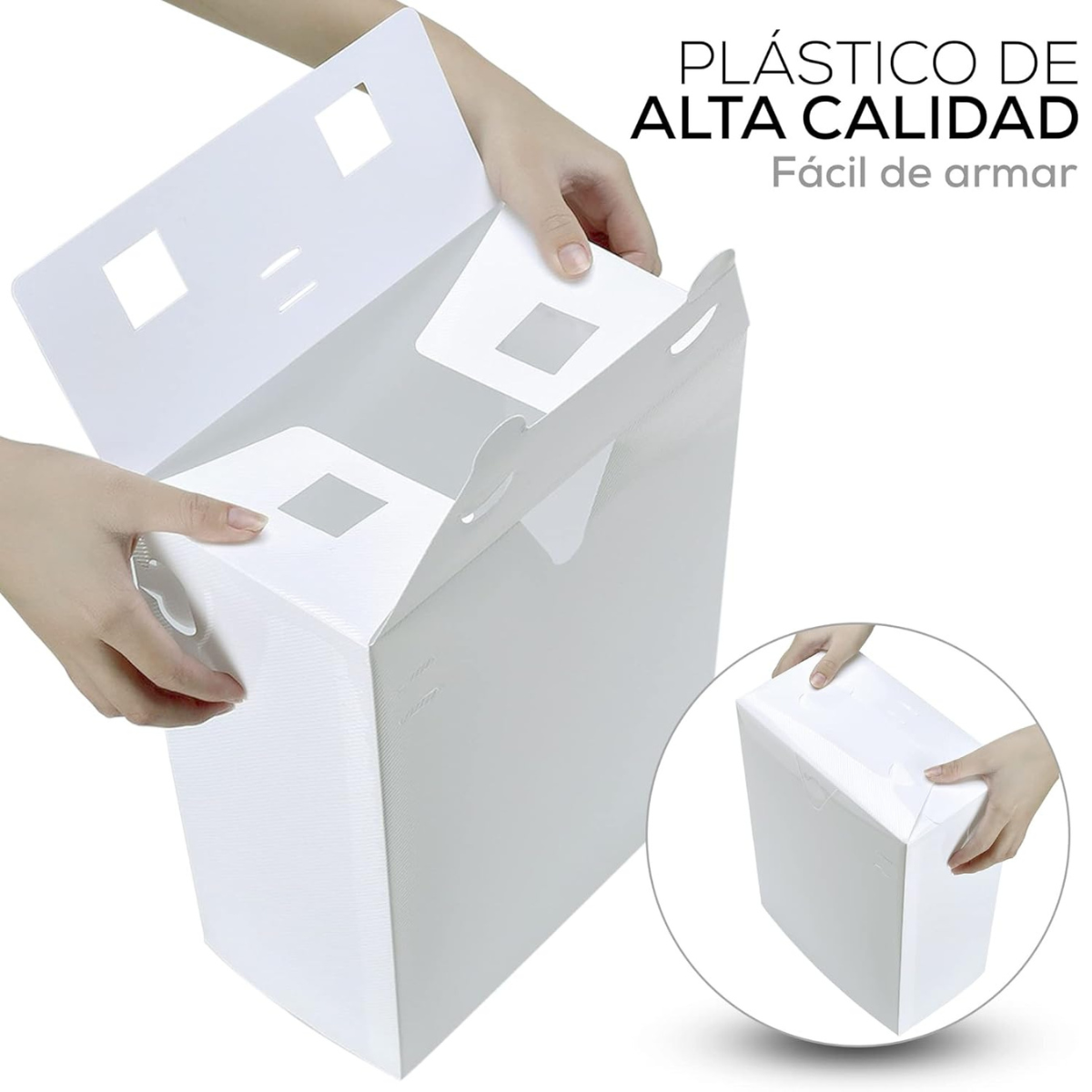 PACK VIRELA - 5 CAJAS APILABLES Y PLEGABLES PARA ZAPATOS