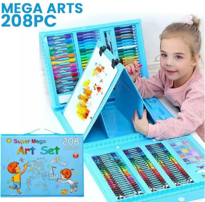 SET DE ARTE PARA NIÑOS - 208 PIEZAS