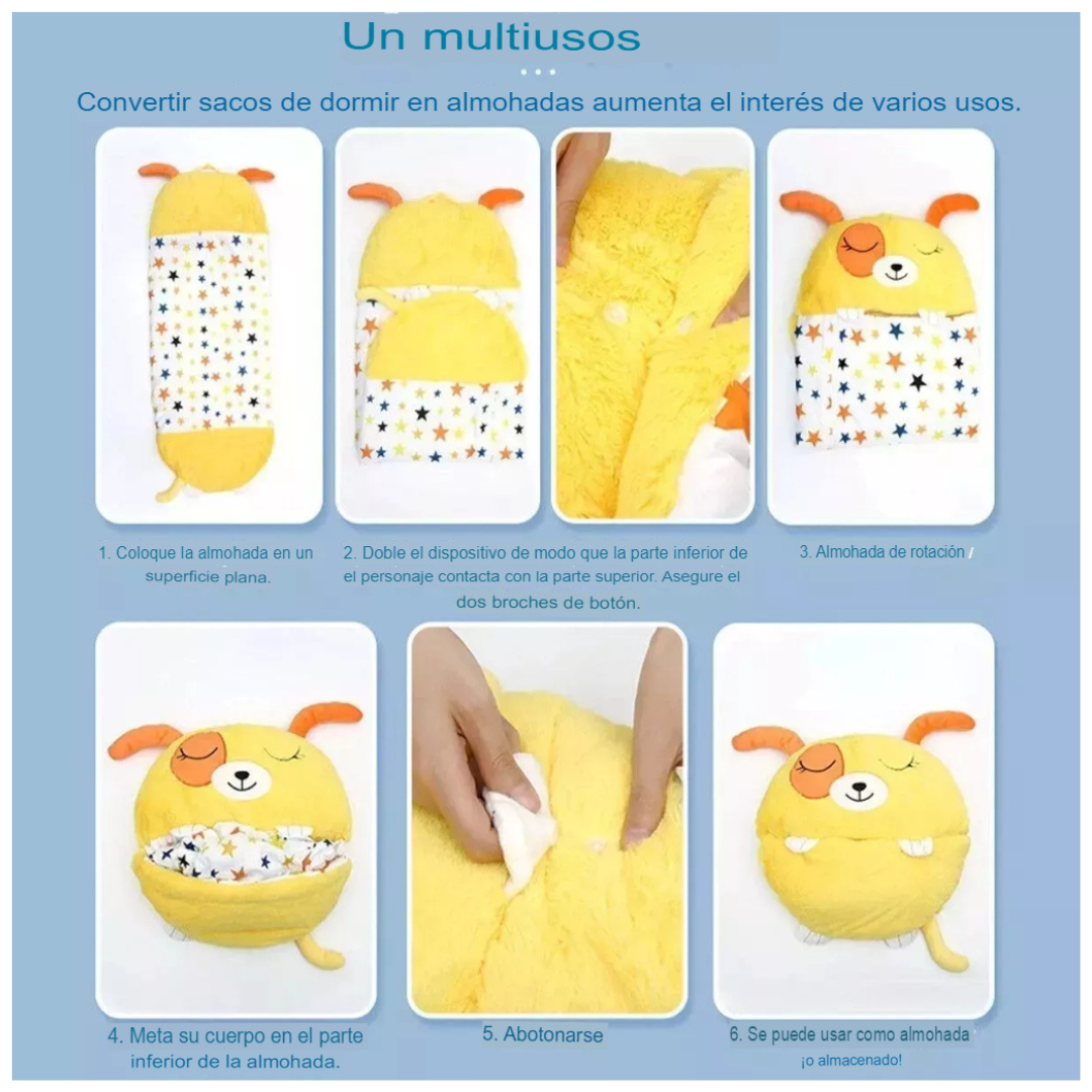 SACO DE DORMIR 2 EN 1 - PERRITO