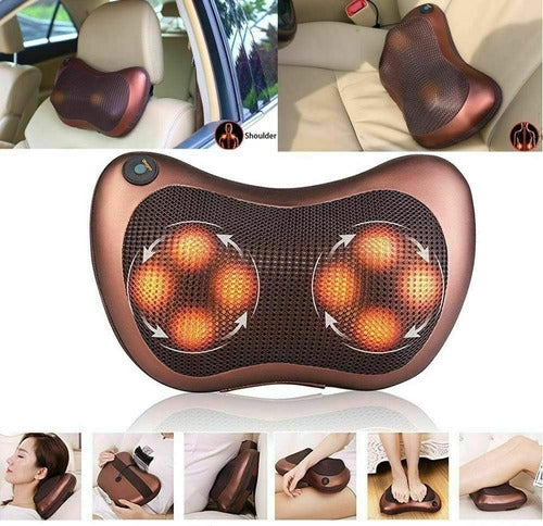MASAJEADOR ELÉCTRICO CUELLO COJÍN LUMBAR