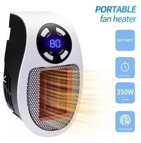 PACK VIRELA - 2 MINI CALEFACTOR PORTATIL ELECTRICO 350W