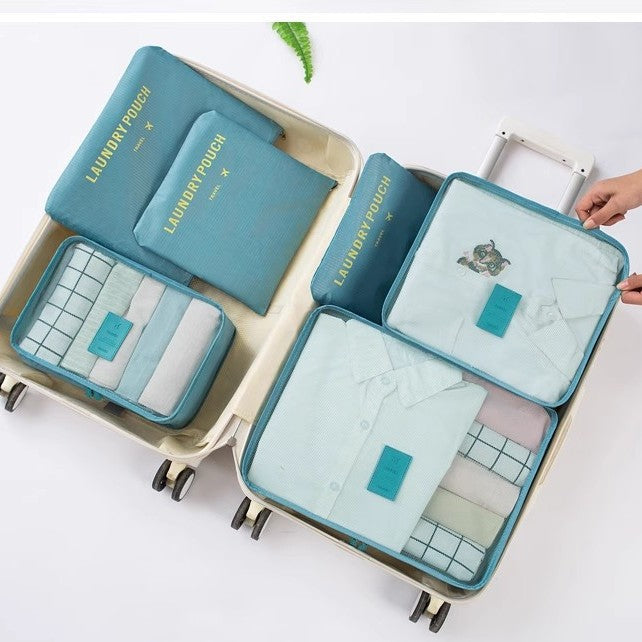 JUEGO DE 6 BOLSAS ORGANIZADORAS