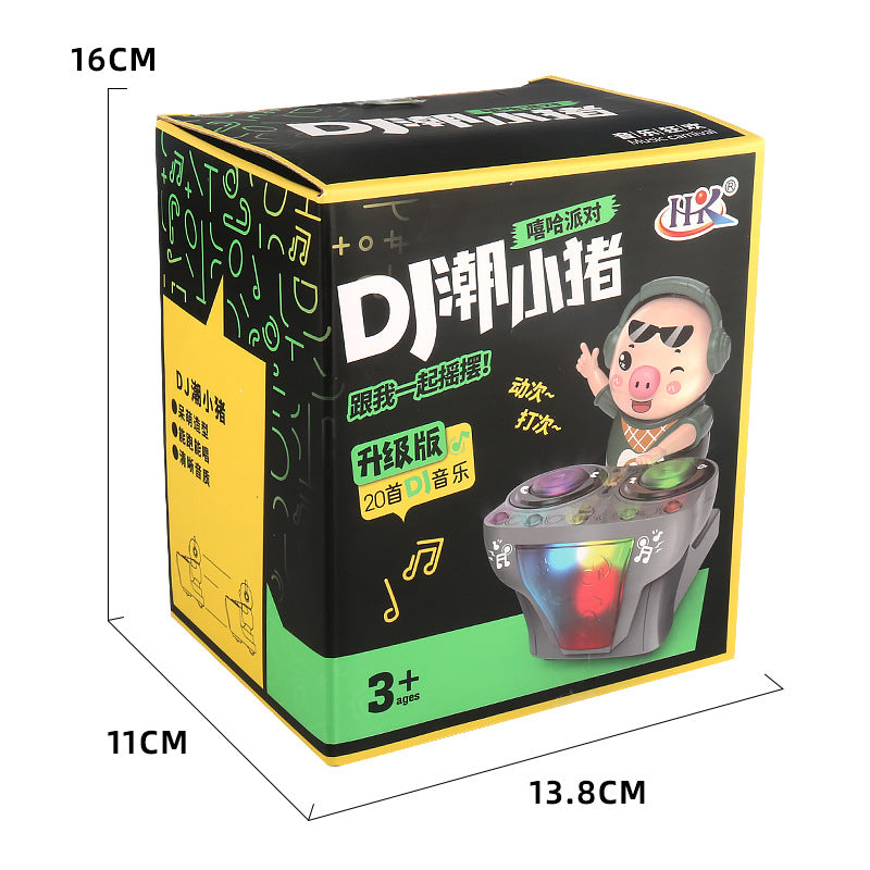 CERDITO DJ INTERACTIVO CON LUZ Y SONIDO