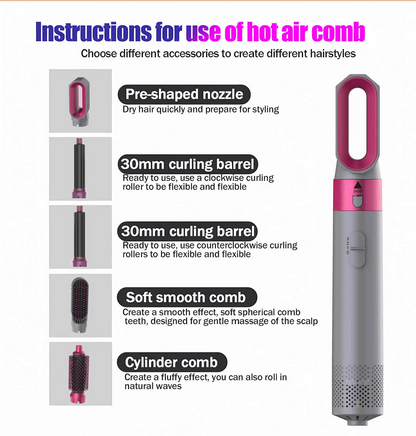 SECADOR DE PELO 5 EN 1 - AirBrush™ MultiStyler