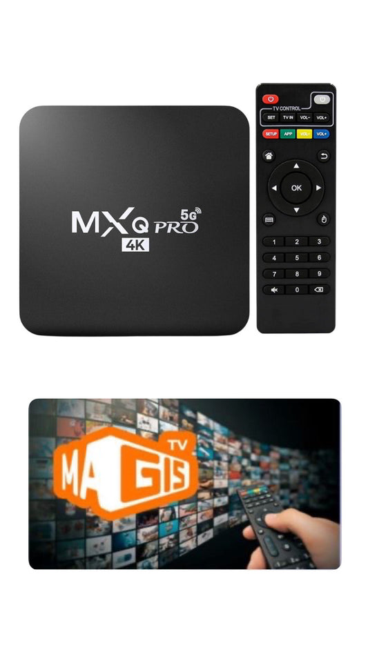 TV BOX 4k Mxq Pro/ Incluye App Magis TV