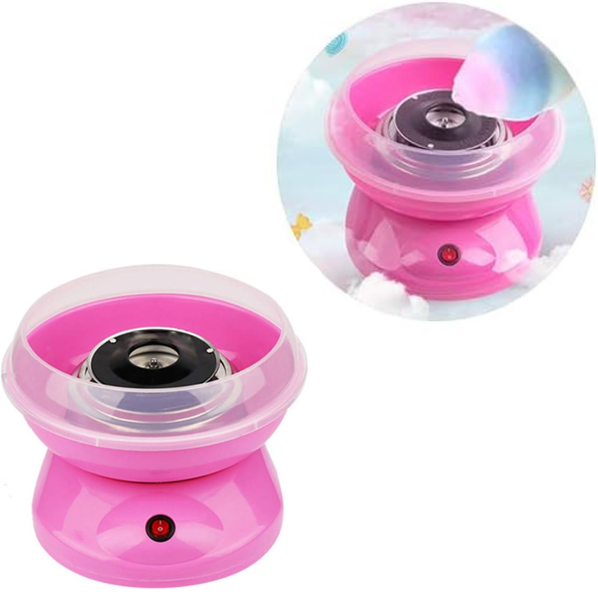 MINI MÁQUINA PORTÁTIL ALGODÓN DE AZÚCAR