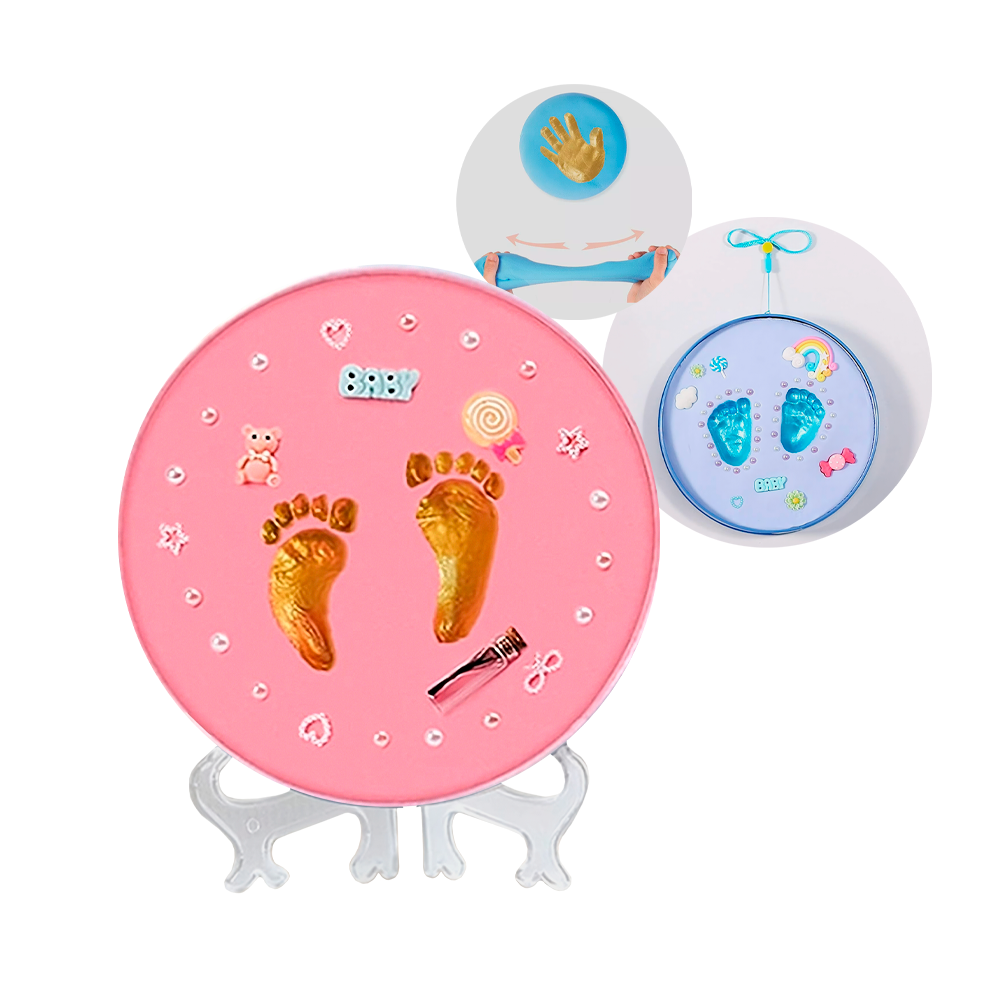 KIT ESTAMPADO HUELLA BEBÉ MANO PIE