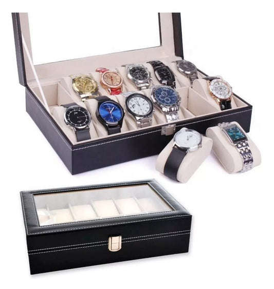 ORGANIZADOR DE RELOJES 12 PUESTOS DELUXE