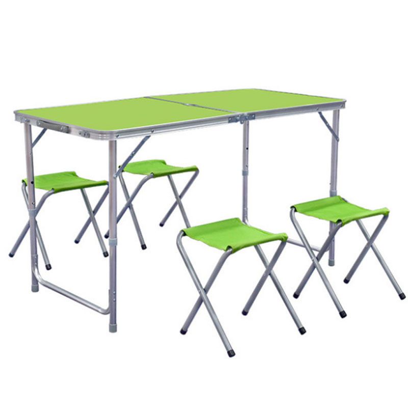 MESA PLEGABLE CON 4 SILLAS