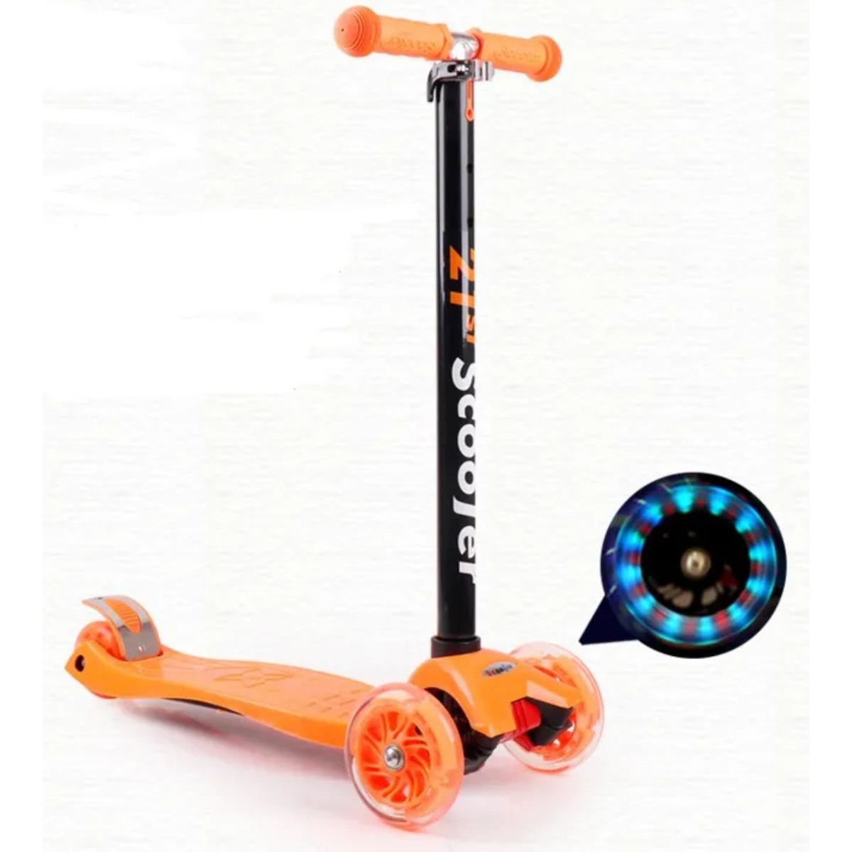 SCOOTER MONOPATÍN TRIPLE LED
