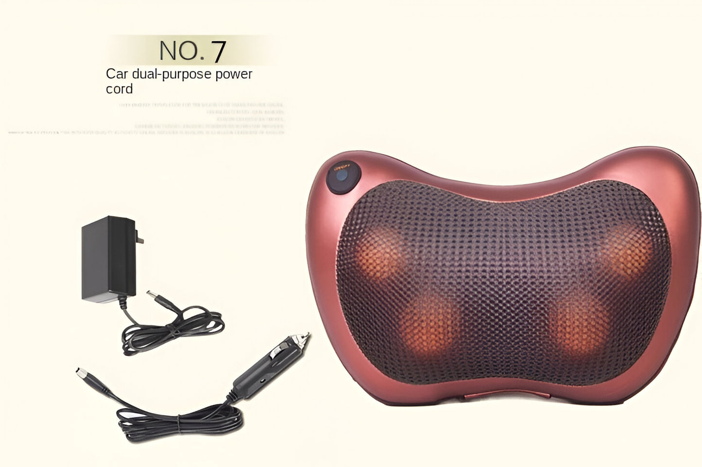 MASAJEADOR ELÉCTRICO CUELLO COJÍN LUMBAR