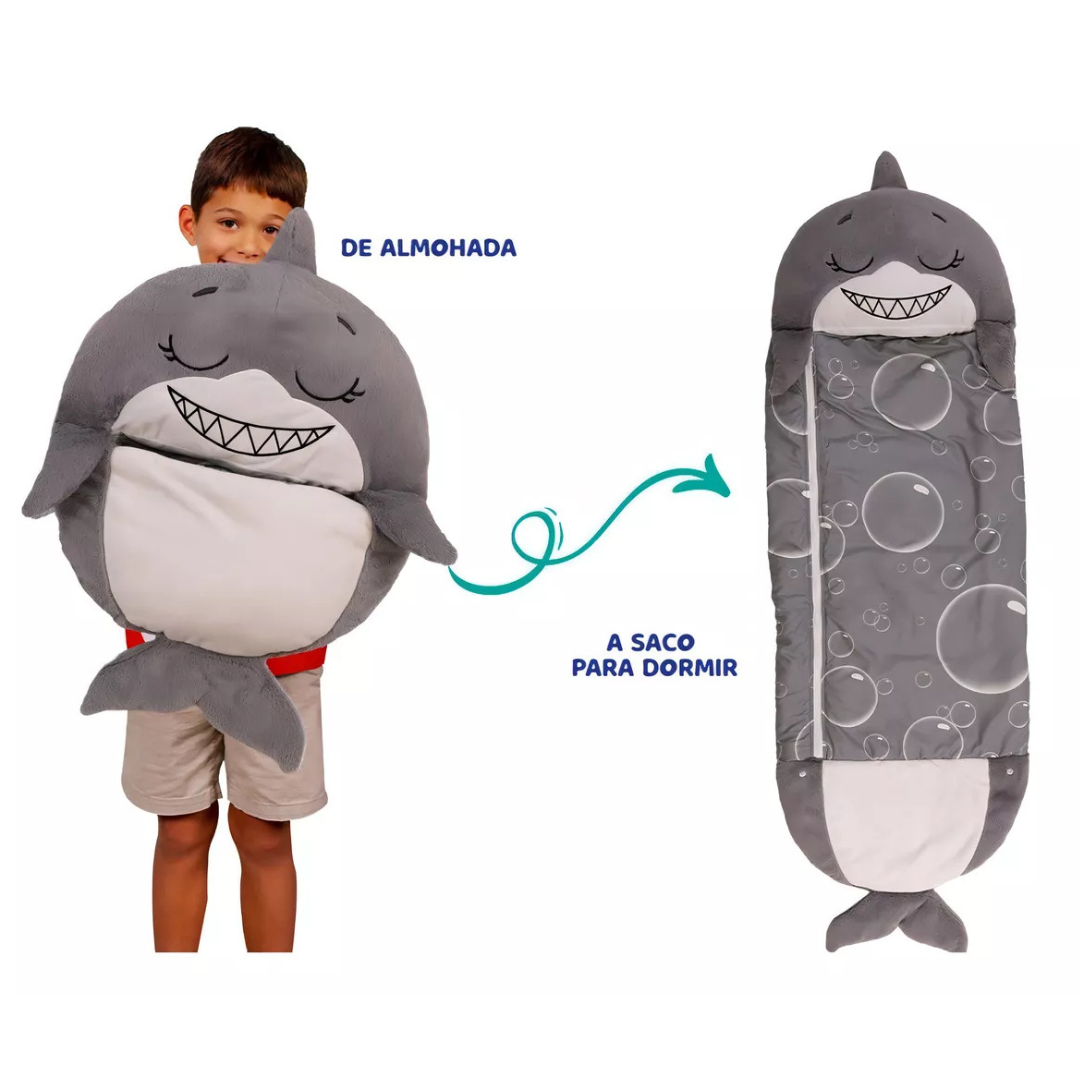SACO DE DORMIR 2 EN 1 - TIBURÓN