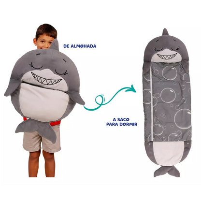 SACO DE DORMIR 2 EN 1 - TIBURÓN