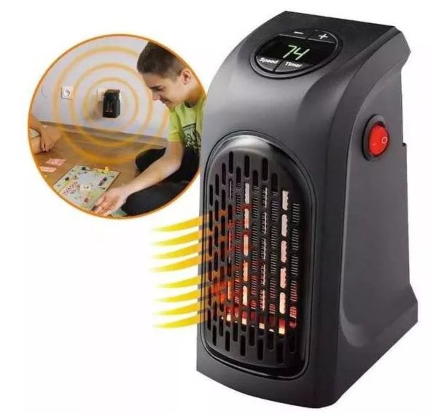 MINI CALEFACTOR PORTATIL BAJO CONSUMO