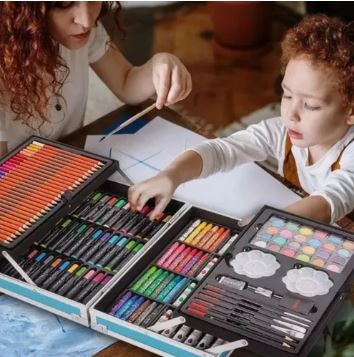 MALETA DE ARTE PROFESIONAL 145 PIEZAS