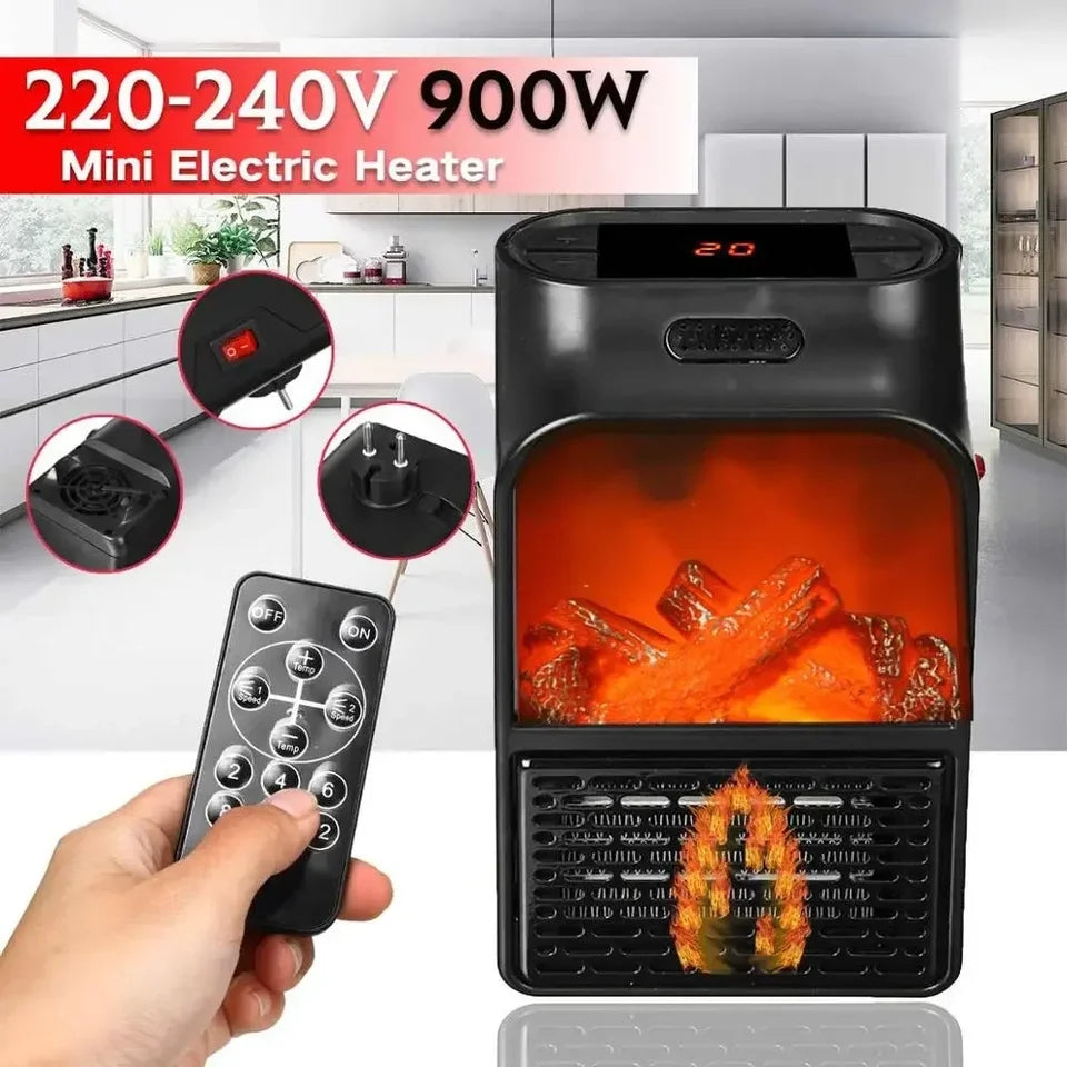 MINI CALEFACTOR EFECTO CHIMENEA