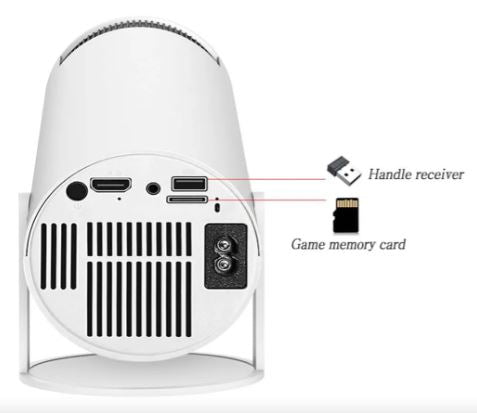 MINI CONSOLA DE JUEGOS RETRO CON PROYECTOR 4K - X10 PLUS