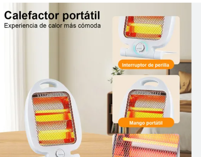 ESTUFA ELECTRICA HALOGENA