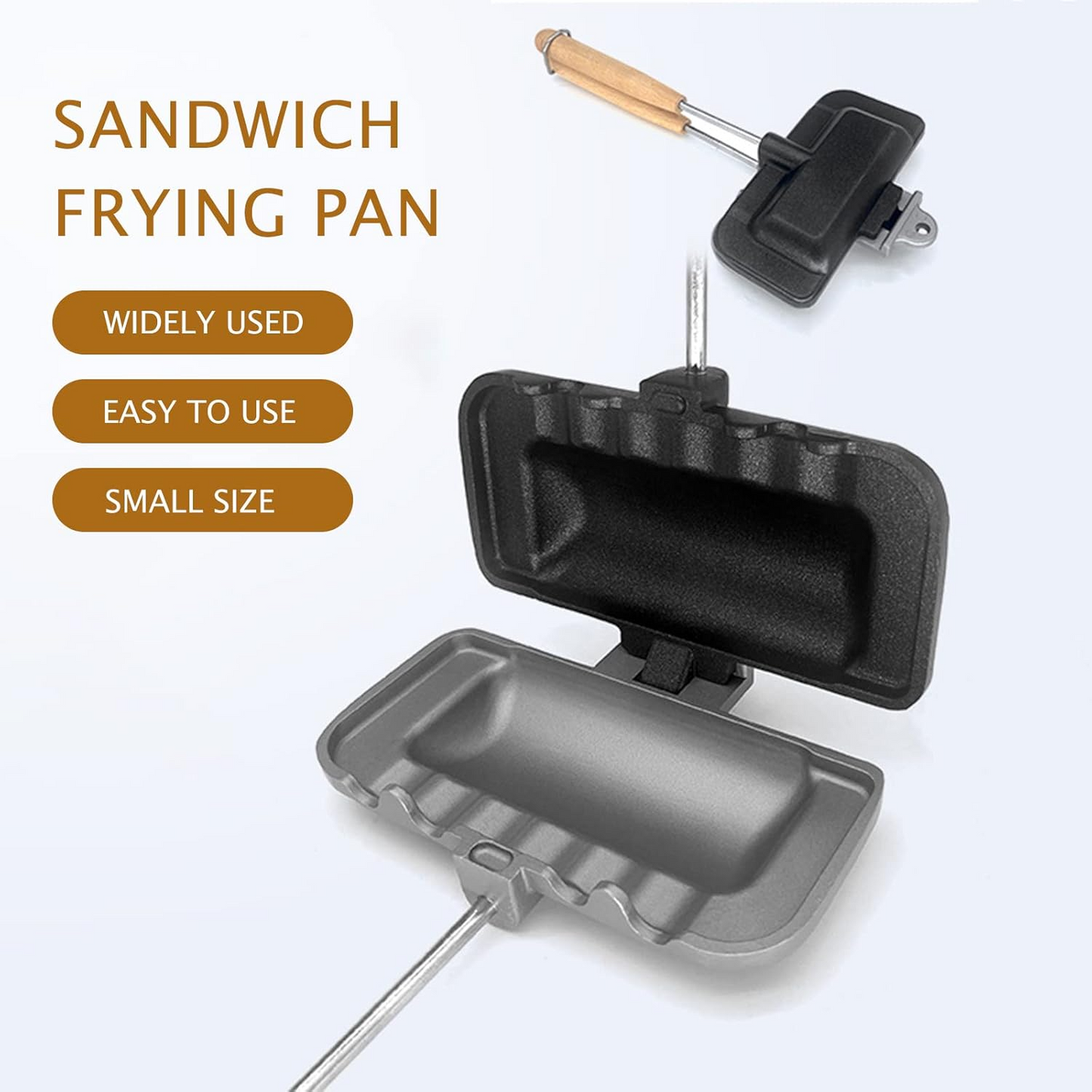 SARTEN DOBLE CARA PARA SANDWICH PARRILLA