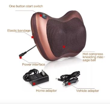 MASAJEADOR ELÉCTRICO CUELLO COJÍN LUMBAR