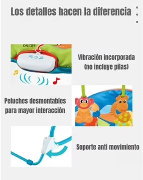 Silla Mecedora 2 En 1 Musical con Vibración