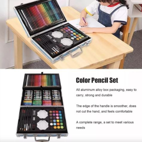 MALETA DE ARTE PROFESIONAL 145 PIEZAS