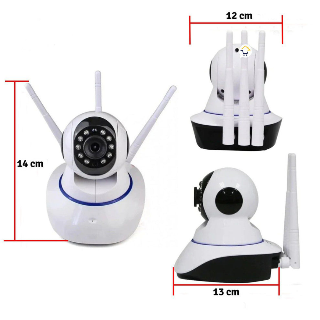 CAMARA IP 3 ANTENAS WIFI VISION NOCTURNA