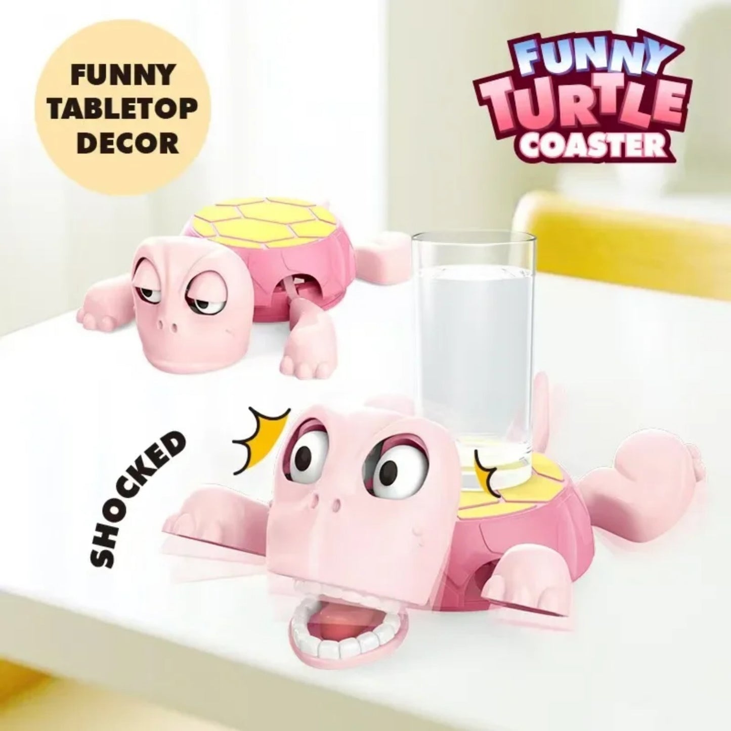 POSAVASO DE TORTUGA DIVERTIDO - Funny Turtle Coaster