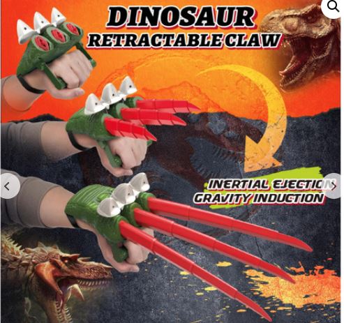 GARRA DE DINOSAURIO RETRACTIL